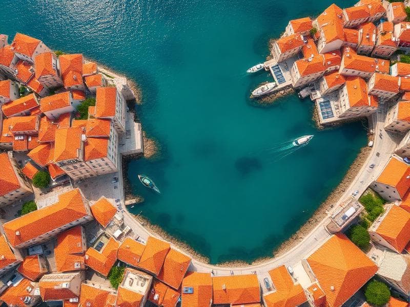 Croatia Coast Sailing Route