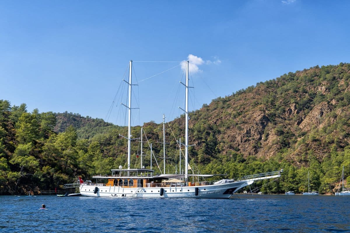 Caustic luxury gulet yacht