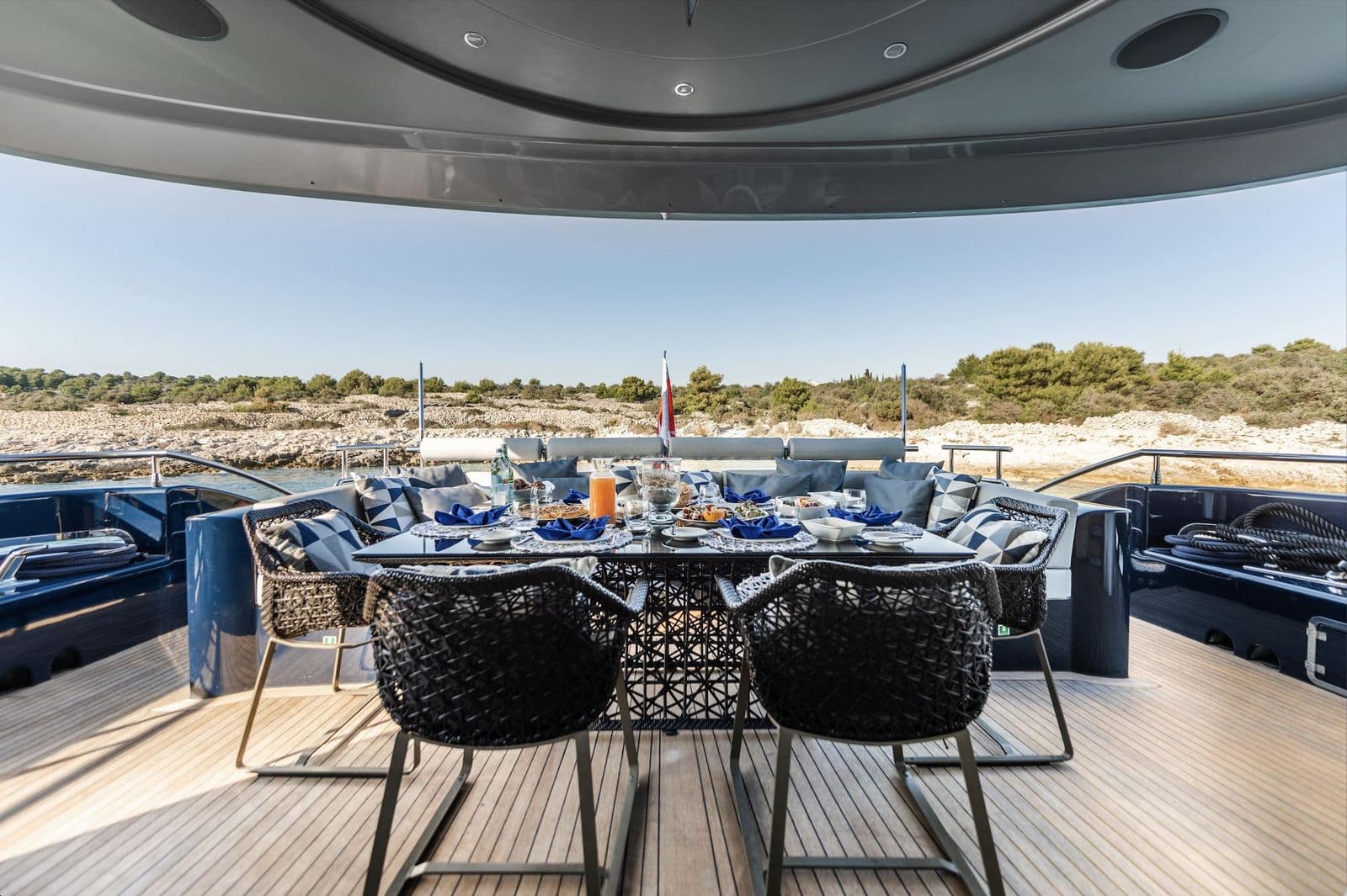 One Blue dining