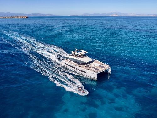 Luxury catamaran