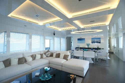 Elegance Afloat: The Chic and Cozy Salon